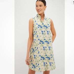 Tuckernuck Blue Floral Sleeveless Tunic